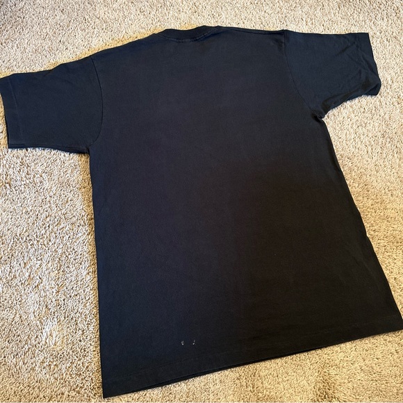 1990s Puff Paint Flower T-Shirt Size XL - Picture 8 of 9